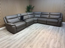 ScS - MAVERICK Modular 2 Corner 2 Sofa + Console, Power Recliners - RRP £3,999