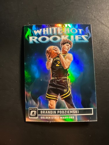 Brandin Podziemski #14 2023 Donruss Optic White Hot Rookies card