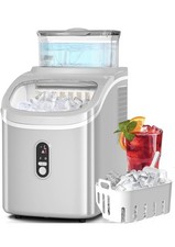 Antarctic Star Countertop Ice Maker Machine, 30lbs/24Hrs, 3 Thickness Ice