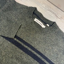Ben Sherman Lambswool Blend Sweater Mens Size Large Large Stripe