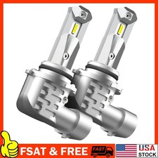 Pair of HB4 9006 LED Headlight Kit Super Bright Low Beam Bulbs Canbus White
