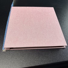 Large Photo/Sticker Self Adhesive Scrapbook Album. 20 Pages, Pink