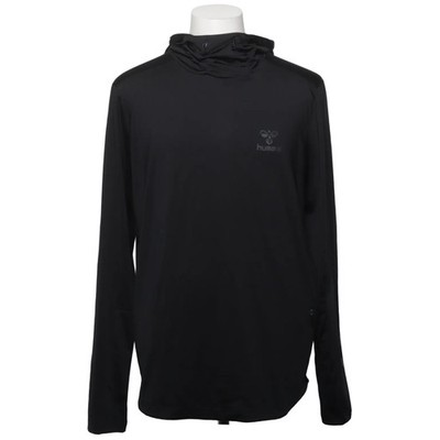 Hummel, Kapuzenpullover, Größe: L, Schwarz, Elasthan/Polyester, Einfarbig #x7x