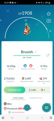 Pokemon Go Shiny Bruxish