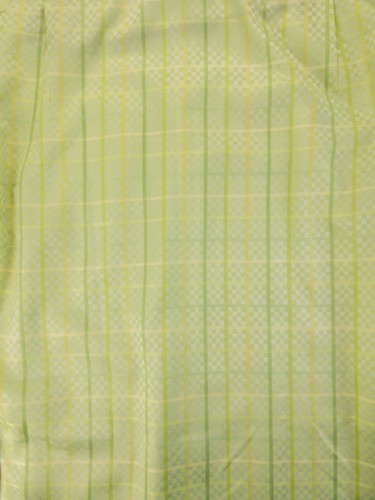 Henri Picard Vestito Camicia Polsini Francesi Verde Primaverile Righe Quadri 16,5 36/37 - Foto 7 di 13