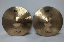 PAIR (2X) STAGG MUSIC CYMBAL EX HIGH HATS (P08030268)