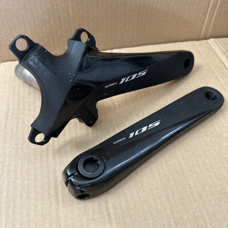 Shimano 105 R7000 11 Speed Black Crankset 172.5mm Left and right arms g