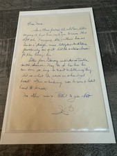 James Cagney Handwritten Letter Signed 1950s Autographed COA piece of History James Cagney Handwritten Letter Signed 1950s Autographed COA piece of History