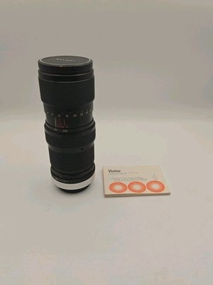 Vintage Vivitar 75-205 mm 1:3.8 Close Focusing Auto Zoom Lens Cannon 