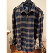 Pendleton Wool Shirt Jacket Men  s XXL Plaid Made in USA Heavy Overshirt