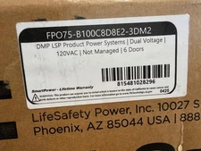 Lifesafety Power FPO75-B100C8D8E2-3DM2 POWER SYSTEM DUAL VOLTAGE 120VAC 6 DOOR
