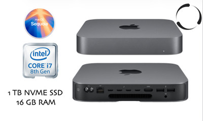 Apple Mac Mini PC 2018 A1993 i7-8700B 16 GB RAM 1 TB SSD macOS Sequia