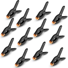 Spring Clamps 12 Pack, 3.5 Inch Spring Clips for Crafts & Professional Backdrop 