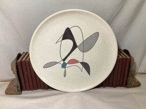 METLOX POPPYTRAIL CALIFORNIA CONTEMPORA Large Serving Platter 13” MCM, NICE!