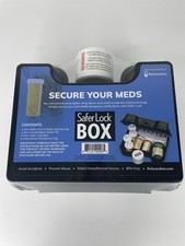 Safer Lock Box Secure Medicine Box with 4-Digit Combination Lock