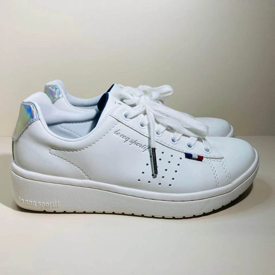 Zapatillas para mujer Le Coq Sportif LA Roland Lift MF 22,5 cm blancas usadas gratis S Foto 3 de 4