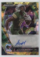 2021 Panini Prizm Draft Picks Gold Ice Austin Watkins Jr #DPA-AWA Auto 03rx