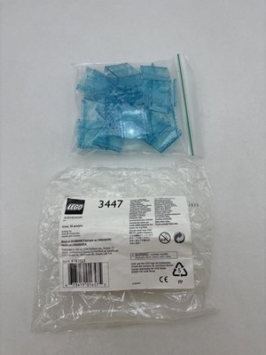 LEGO  System Service Bag 3447 1x3x4 Wall Element Train Window tr. blue mit OVP