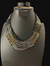 Womens Unbranded Necklace Gold Silver Black