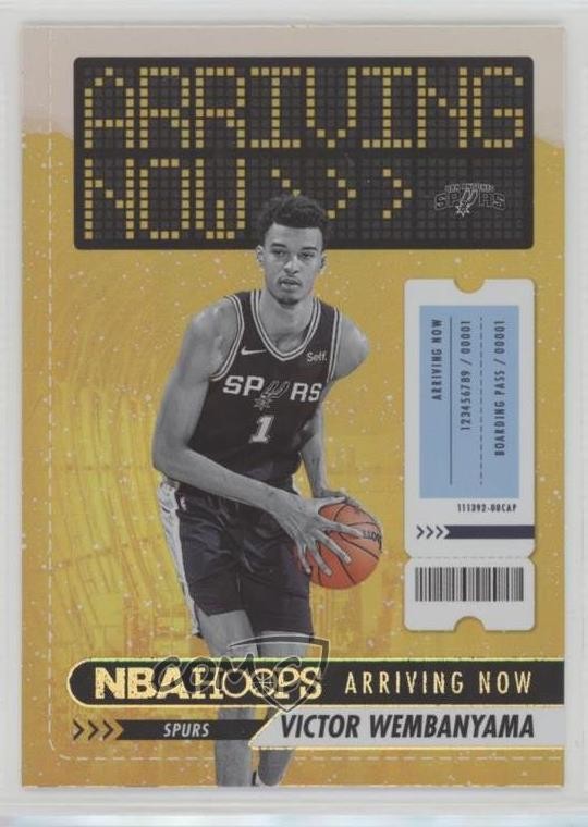 2023 Panini NBA Hoops Arriving Now Holo Winter Victor Wembanyama Rookie RC 0o50