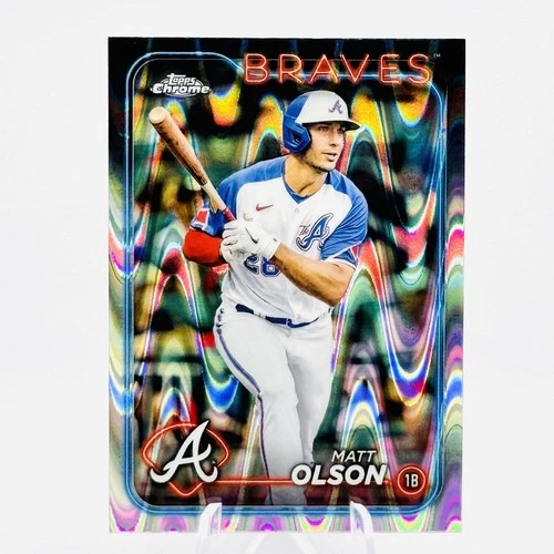 Matt Olson 2024 Topps Chrome Matt Olson #23 Refractor