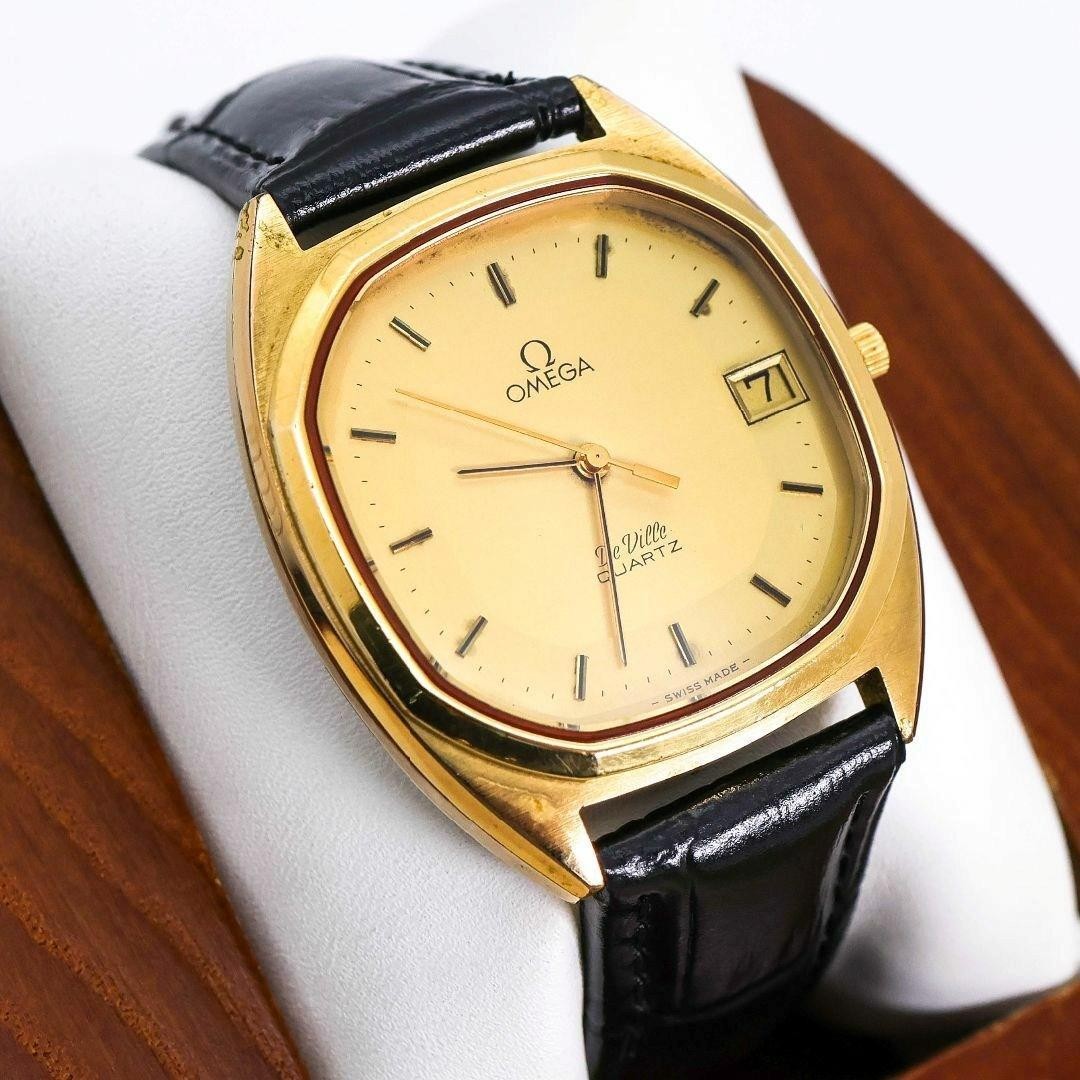 Omega De Ville Antique Date 1221 Vintage Watch Junk Parts