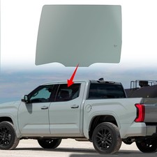 Driver Left Side Rear Door Window Glass For 2022-2025 Toyota Tundra Crew Cab