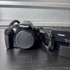 Canon EOS Rebel T3 Digital SLR Camera Black Body Only No Lens Tested Works