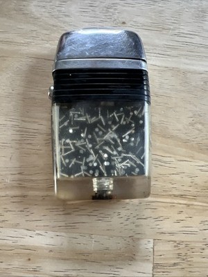 VTG Scripto VU-Lighter Clear Reservoir Starburst Spark Insert Mid-Century-USA