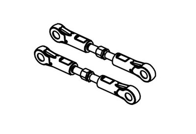 absima 1:12 Neon Furry Buggy » Adjustable Upper Tie Rods (2), 1610136