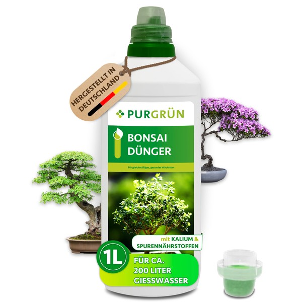 PurgrüN Bonsai DüNger, Npk 3+5+7, Trockenstress, 1L-image
