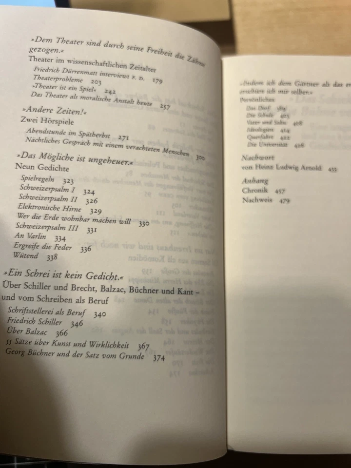 Das Dürrenmatt-Lesebuch - Herausgegeben von Daniel Keel - TB 1991 - Bild 4 von 4