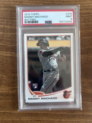 Manny Machado 2013 Topps RC Rookie SP Photo Variation Orioles Padres MLB Karte