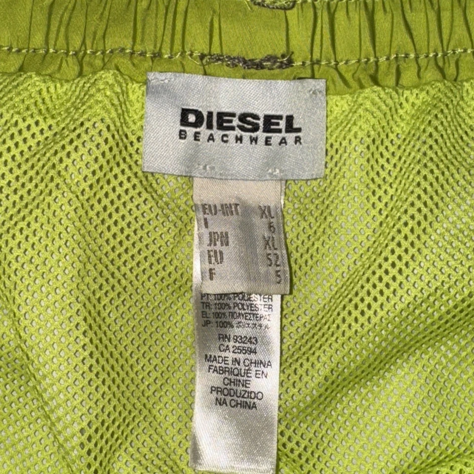 Pantalones cortos de baño Diesel Coralrif-E verde oliva para hombre talla XL Foto 4 de 4