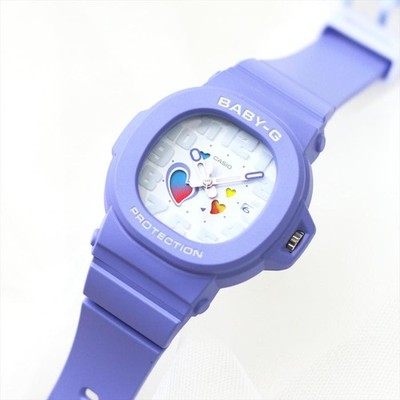 CASIO Baby-G BGA 10 6AJF PLAYFUL HEARTS Series Watch Swing Heart Dial Blue