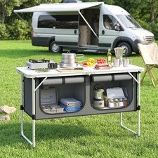 Camping Cupboards Folding Portable Camp Cook Station Storage