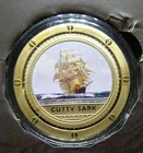 Cutty Shark - Famous Ships of the World Coin Gold Plated 24k Gold Plated