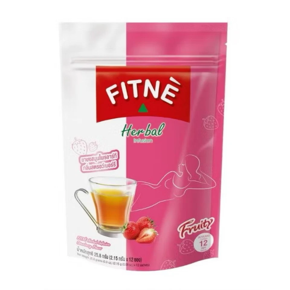 Nuevo Detox FITNE Herbal Thai Tea Infusión Delgado Control de Peso Dieta Fresa x6 Foto 2 de 4