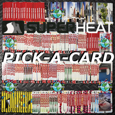 SUPERHEAT SKATEBOARD COLELCTIBLE TRADING CARD GAME PICK A CARD 2011