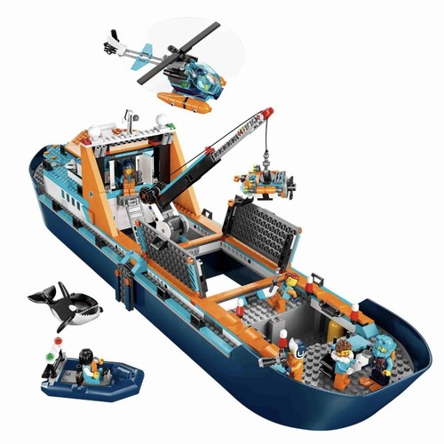 Lego 60368 City Arctic Explorer Ship Building Set 815 Pcs from Japan - Picture 7 of 12