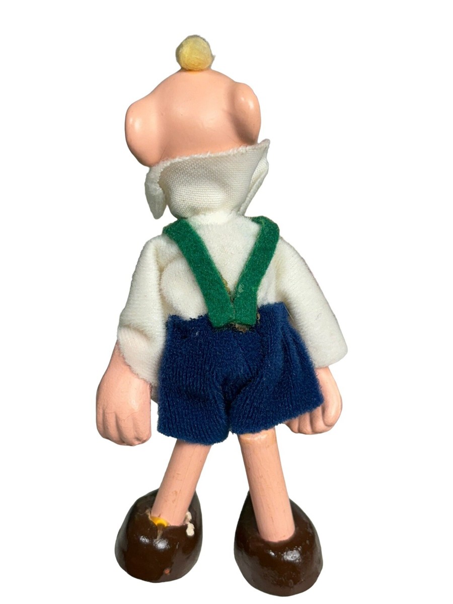 Vintage Spejbl & Hurvinek Wooden Toy Figures Czechoslovakia Cult