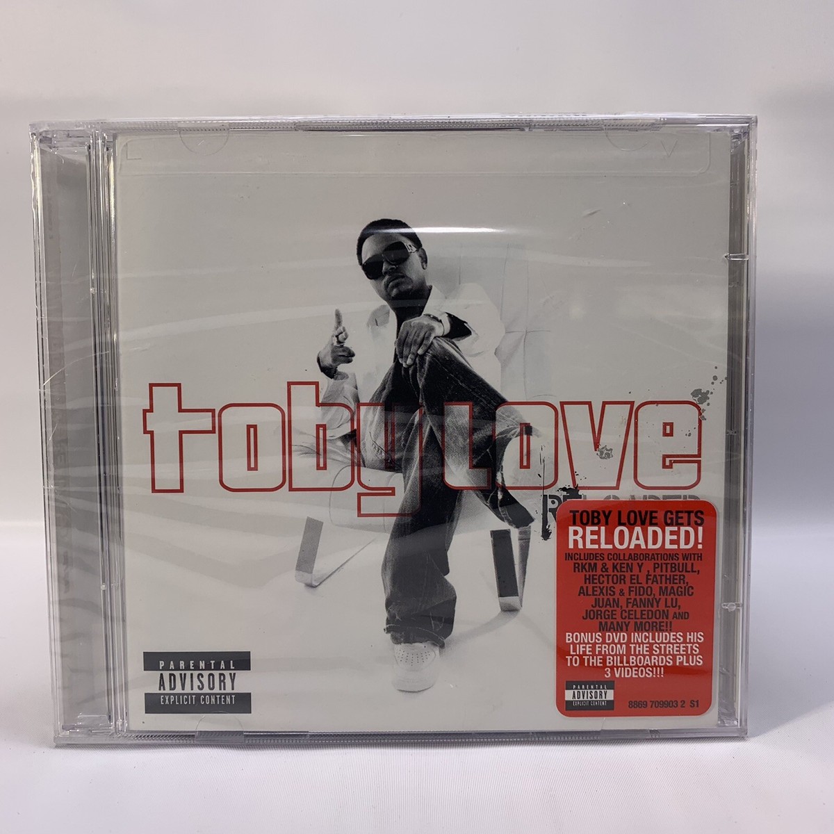 Toby Love CD+DVD Reloaded w/Hype Sticker ft Hector el Father