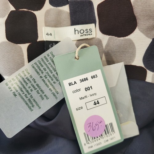 Hoss Intropia Print Bluse Abstrakt Marfil Taschen Polka Dot Button Top 44/12 - Bild 6 von 6