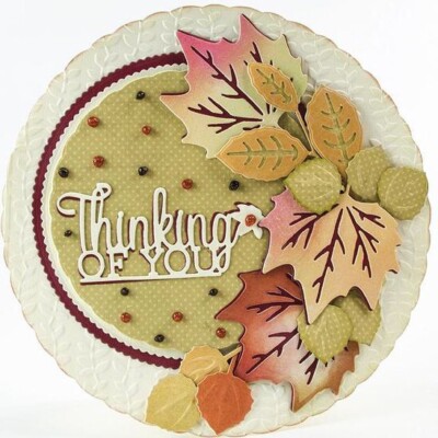 Tonic Studios - Autumn Leaves - Fallen Leaves Die Set - 1433e
