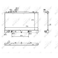 KüHler WasserküHler MotorküHler Passend FüR Mazda 6 Kombi GH 2.0 MZR