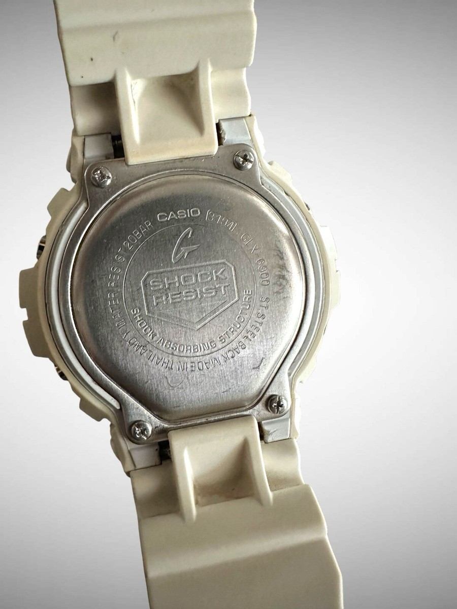 Casio G-Shock GLX-6900 G-Lide Quartz Digital White Watch New Casio G-Shock GLX-6900 G-Lide Quartz Digital White Watch New