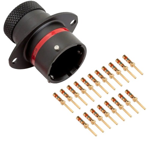 Deutsch 2 Pin CAT Spec Connector Kit Gold Contacts (DT2-4-CAT) DT