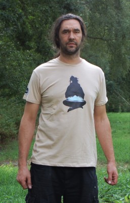 Handpan T-shirt Rastaman unisex beige