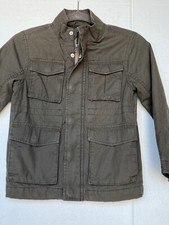 Old navy Girls Jacket Size S 6-7 Olive Long Sleeve Winter