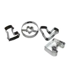 VALENTINES DAY COOKIE CUTTERS ❤️LOVE SHAPE LETTERS WEDDING PARTY CELEBRATION ❤️
